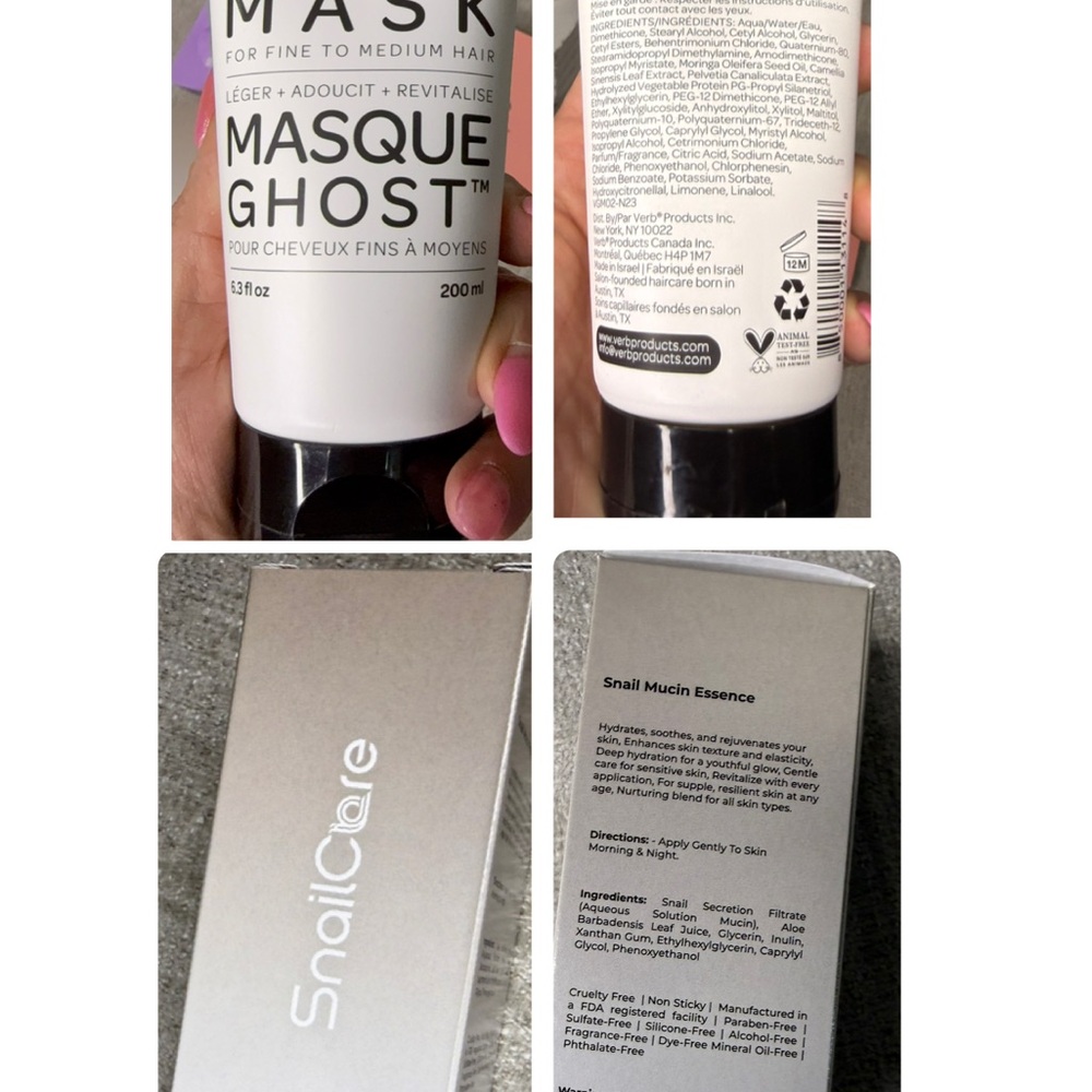 Hydration Beauty Bundle – VERB Ghost Mask + Snail Mucin Essence –Brand New - Picture 1 of 6